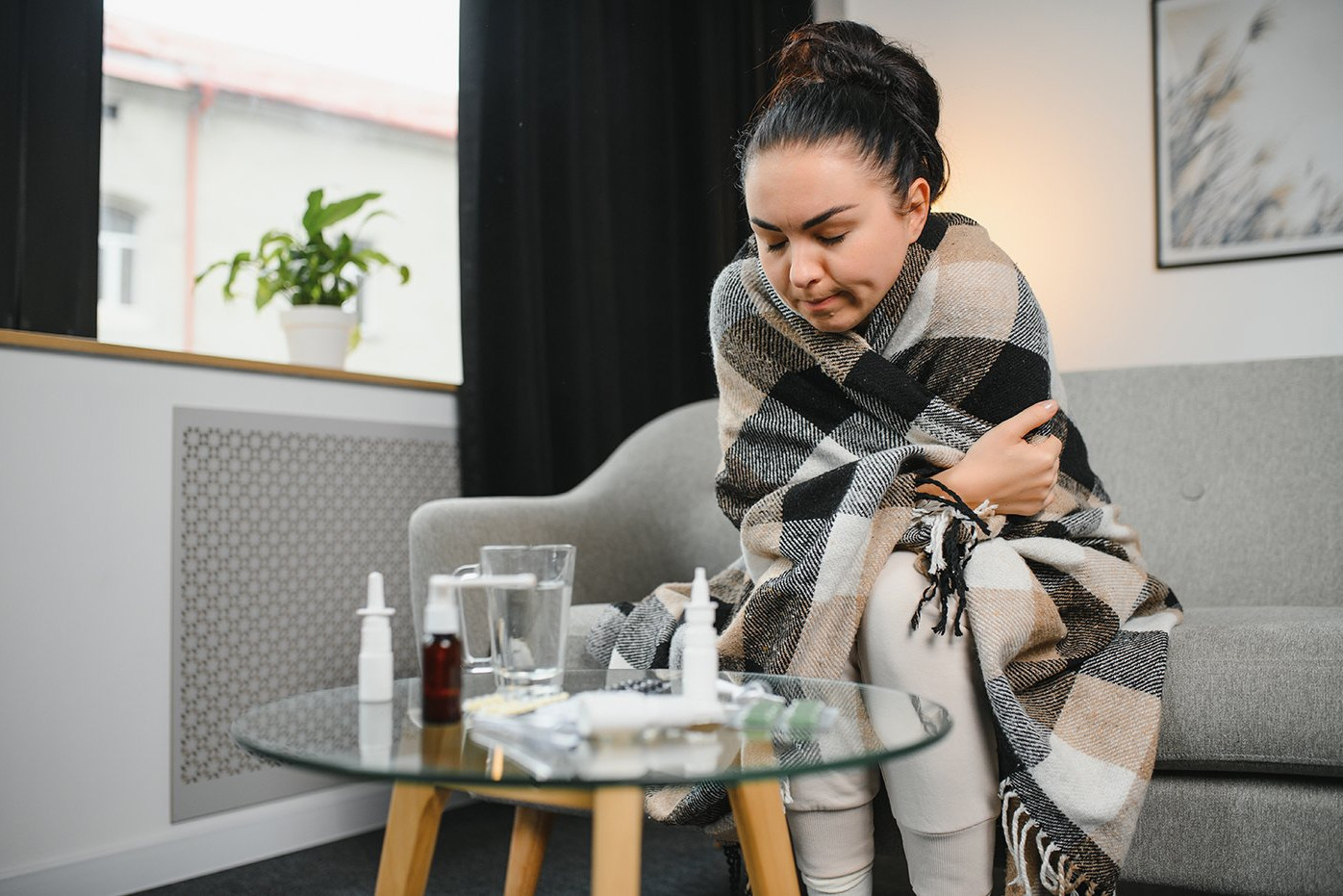 sick woman with MCAS and underlying infections